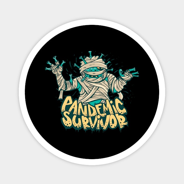 Pandemic Survivor Magnet by DaSy23